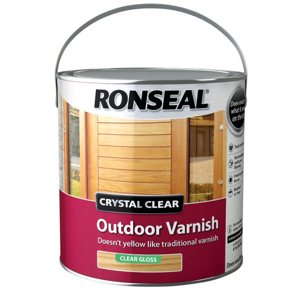 RONSEAL Crystal Clear Outdoor Varnish Matt 750ml