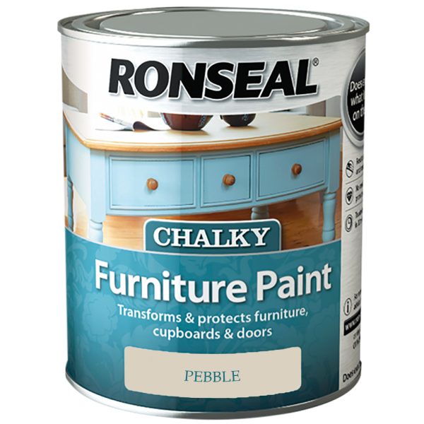 RONSEAL Chalky Furniture Paint Pebble 750ml