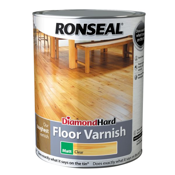 RONSEAL Diamond Hard Floor Varnish Matt 5 litre