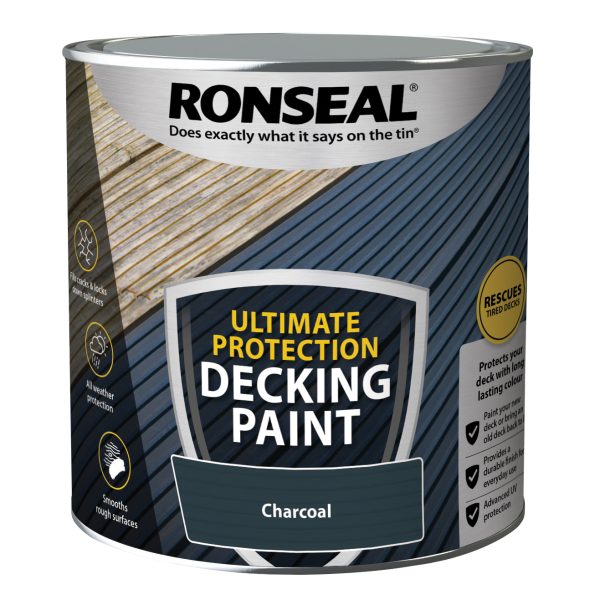 RONSEAL Ultimate Protection Decking Paint Charcoal 2.5 litre