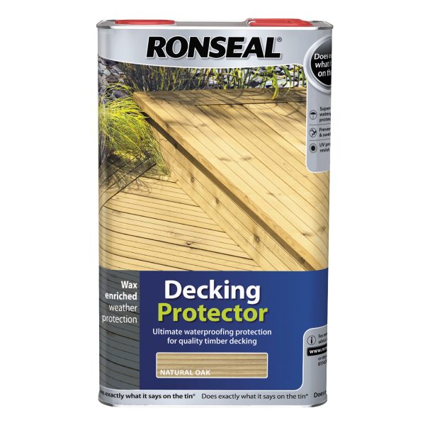 RONSEAL Decking Protector Natural Oak 5 litre