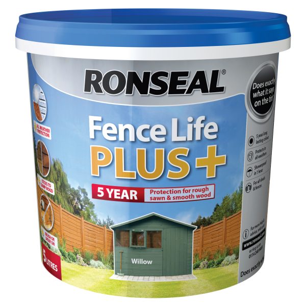 RONSEAL Fence Life Plus+ Willow 5 litre
