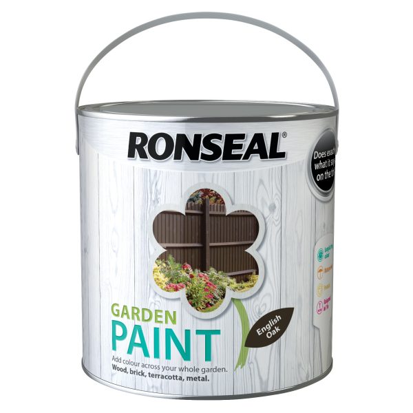 RONSEAL Garden Paint English Oak 2.5 litre