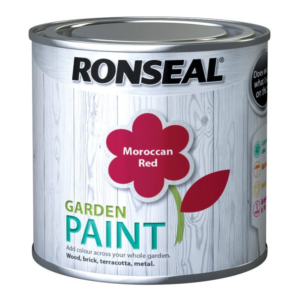 RONSEAL Garden Paint Moroccan Red 250ml