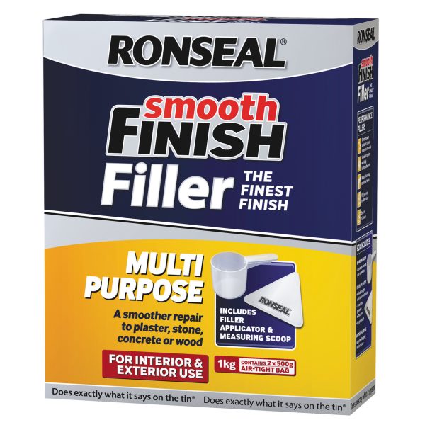 RONSEAL Smooth Finish Multipurpose Wall Powder Filler 1kg