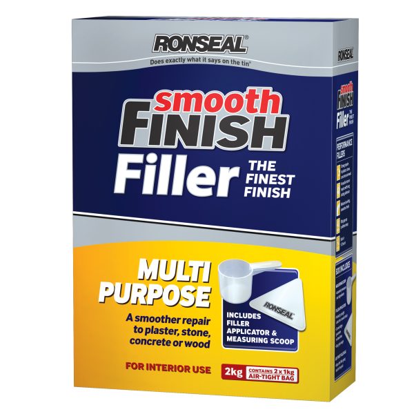 RONSEAL Smooth Finish Multipurpose Wall Powder Filler 2kg