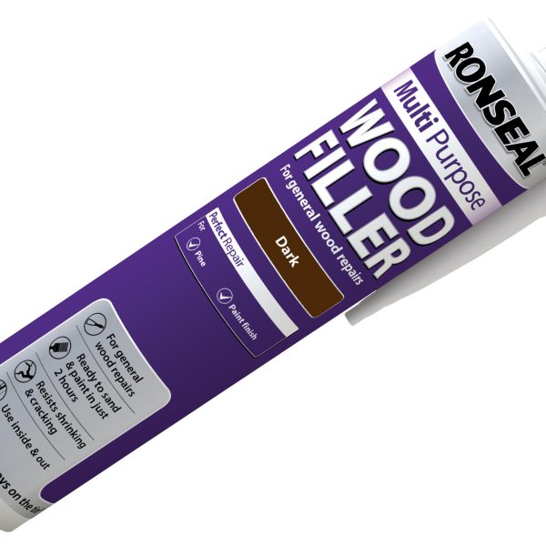 RONSEAL Multipurpose Wood Filler Cartridge Dark 310ml