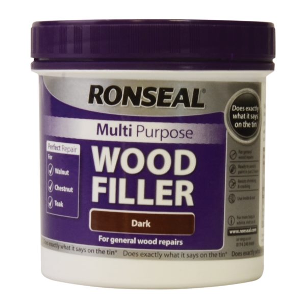 RONSEAL Multipurpose Wood Filler Tub Dark 465g
