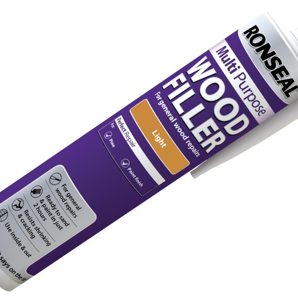 RONSEAL Multipurpose Wood Filler Cartridge Light 310ml