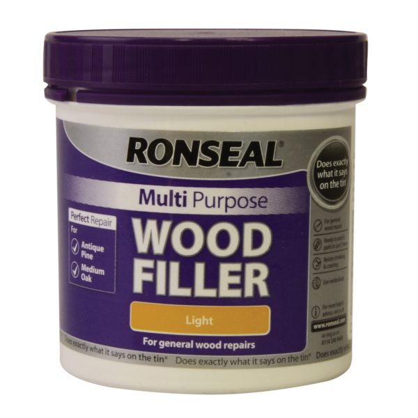 RONSEAL Multipurpose Wood Filler Tub Light 465g