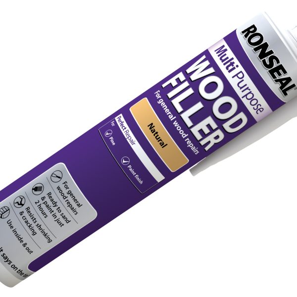 RONSEAL Multipurpose Wood Filler Cartridge Natural 310ml