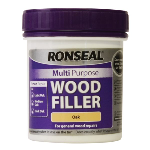 RONSEAL Multipurpose Wood Filler Tub Oak 250g