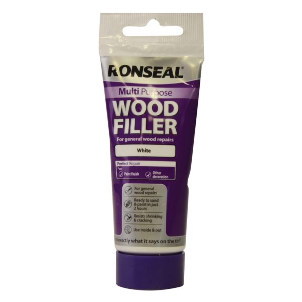 RONSEAL Multipurpose Wood Filler Tube White 100g