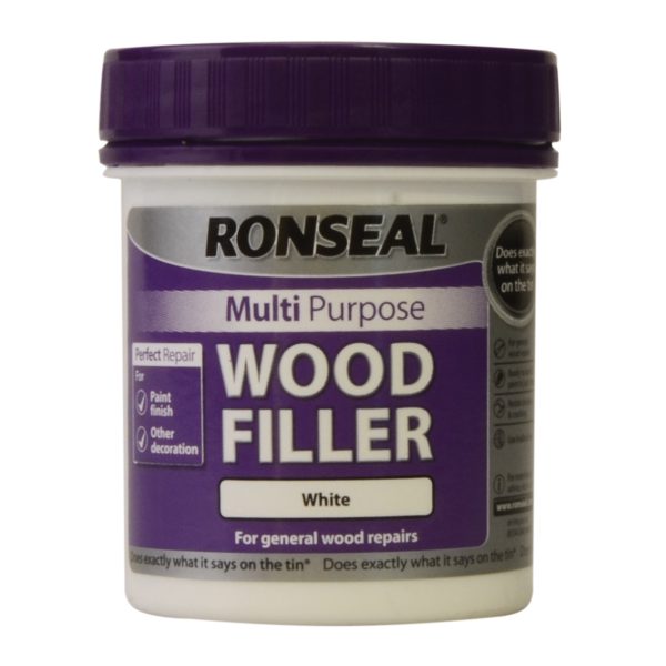 RONSEAL Multipurpose Wood Filler Tub White 250g