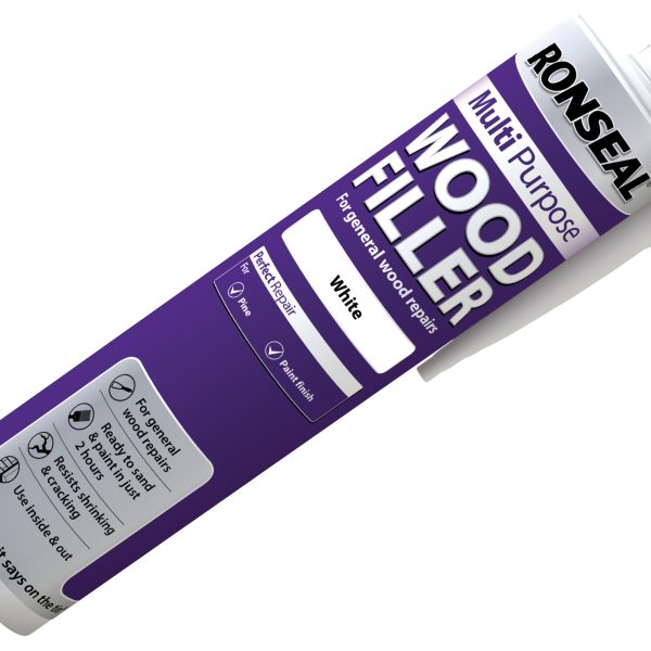 RONSEAL Multipurpose Wood Filler Cartridge White 310ml