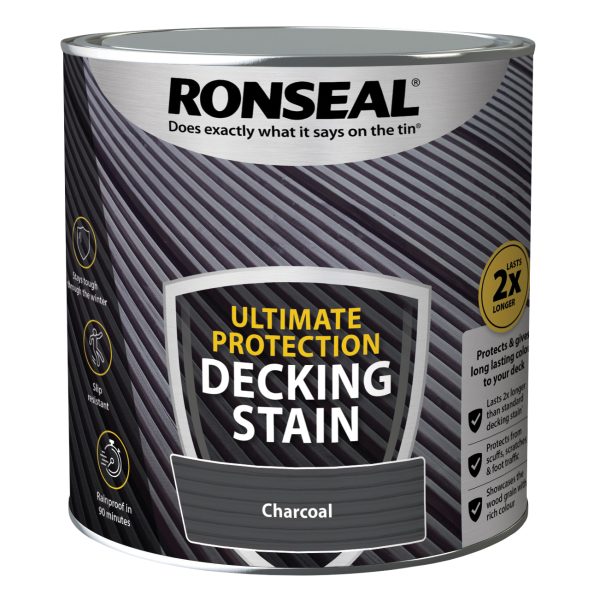 RONSEAL Ultimate Protection Decking Stain Charcoal 2.5 litre