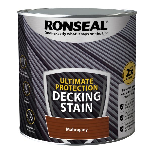 RONSEAL Ultimate Protection Decking Stain Rich Mahogany 2.5 litre
