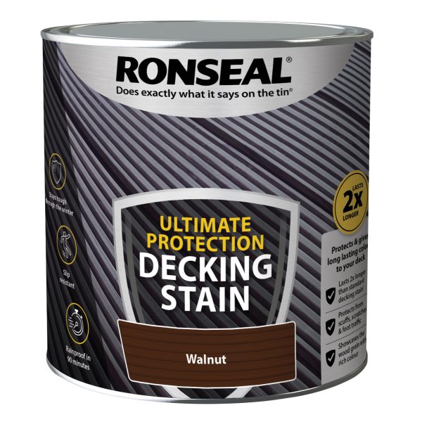 RONSEAL Ultimate Protection Decking Stain Walnut 2.5 litre