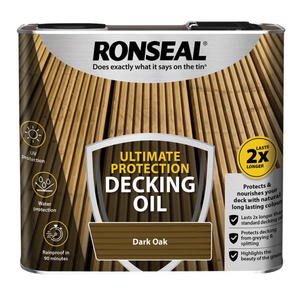 RONSEAL Ultimate Protection Decking Oil Dark Oak 2.5 litre