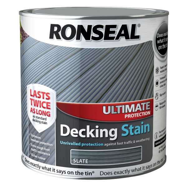 RONSEAL Ultimate Protection Decking Stain Slate 2.5 litre