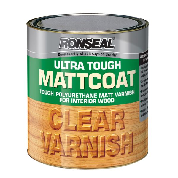 RONSEAL Ultra Tough Internal Clear Mattcoat Varnish 750ml