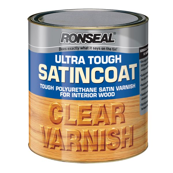 RONSEAL Ultra Tough Internal Clear Satincoat Varnish 250ml