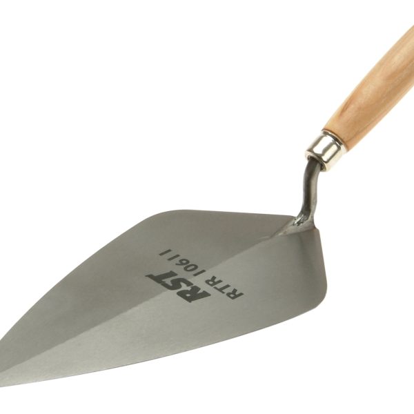 R.S.T London Pattern Brick Trowel Wooden Handle 10in