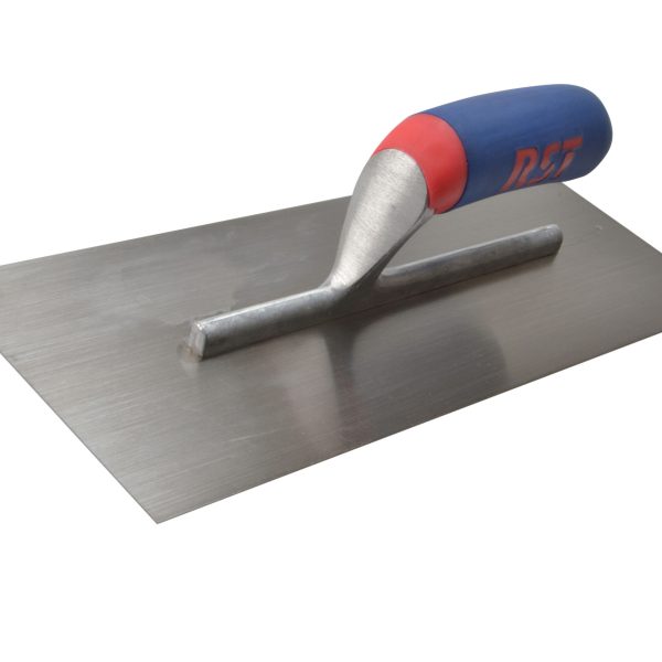 R.S.T Plasterer's Finishing Trowel Carbon Steel Soft Touch Handle 14 x 4.1/2in