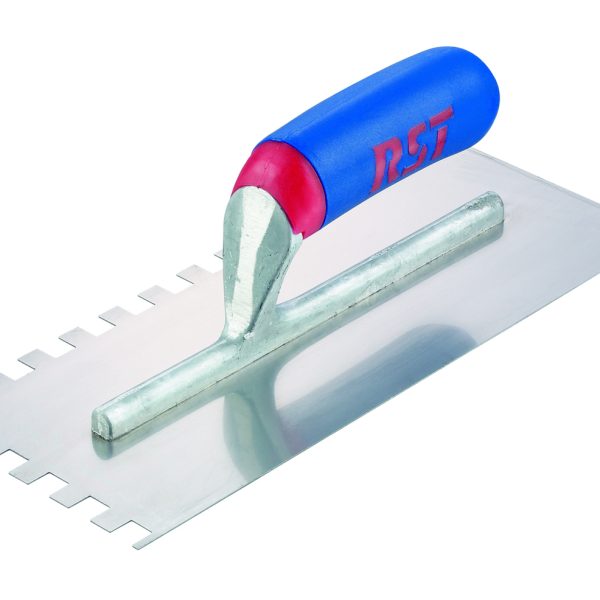 R.S.T Notched Trowel Square 10mm² Soft Touch Handle 11 x 4.1/2in