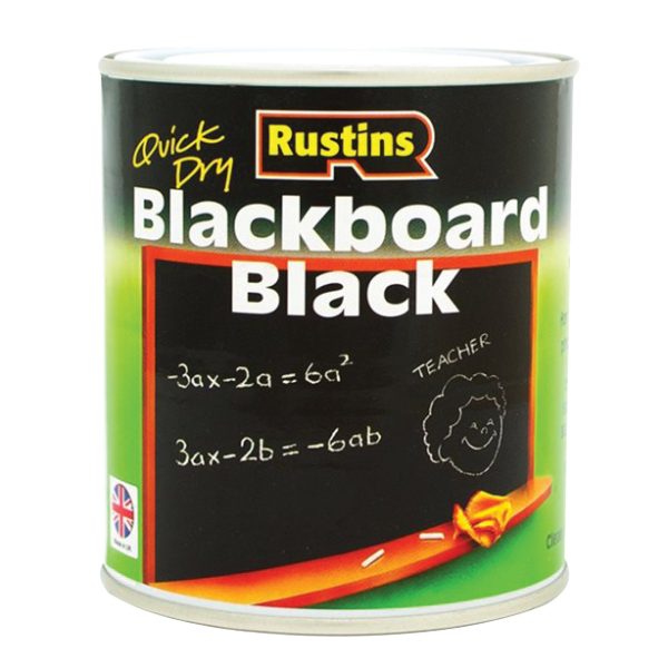 RUSTINS Quick Dry Blackboard Black 100ml
