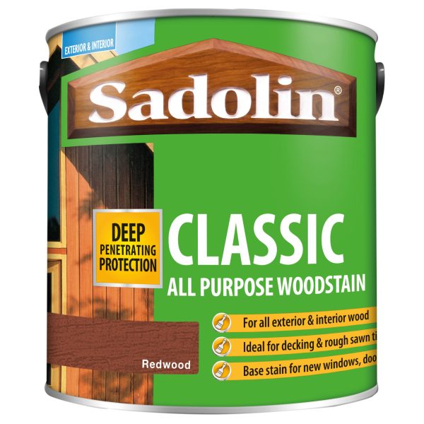 SADOLIN Classic Wood Protection Redwood 2.5 litre
