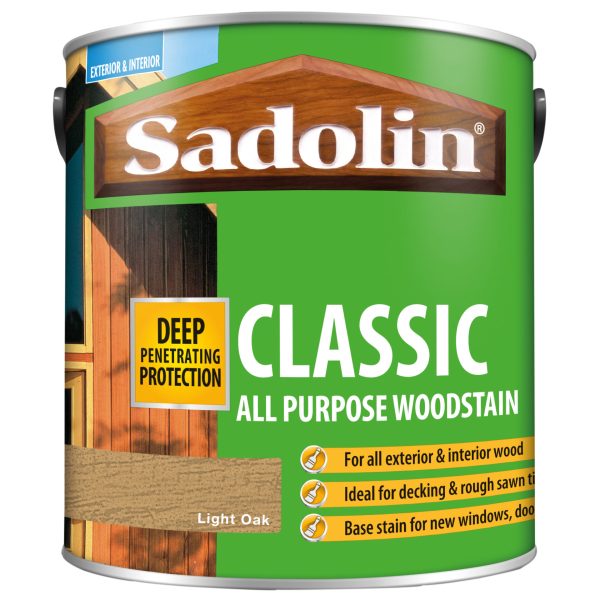 SADOLIN Classic Wood Protection Light Oak 2.5 litre