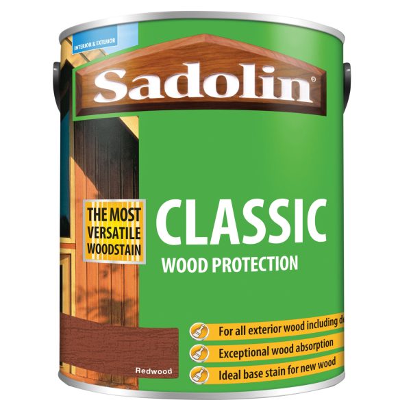 SADOLIN Classic Wood Protection Redwood 5 litre