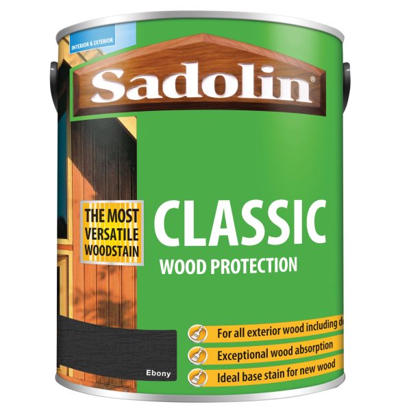 SADOLIN Classic Wood Protection Ebony 5 litre