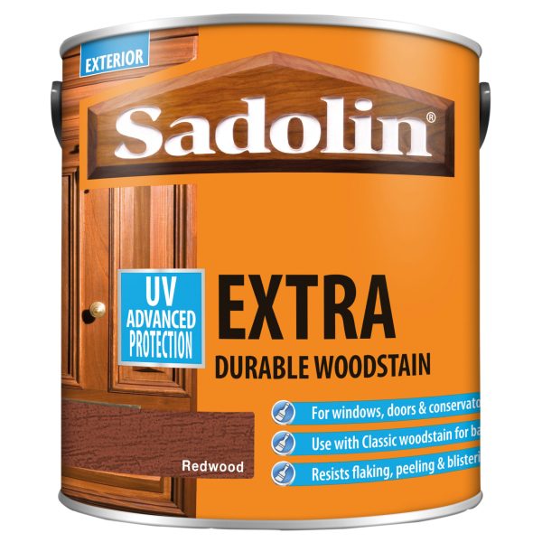 SADOLIN Extra Durable Woodstain Redwood 2.5 litre