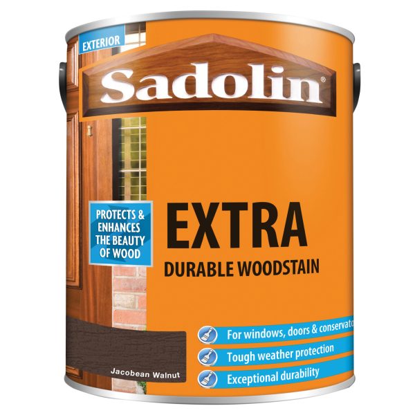 SADOLIN Extra Durable Woodstain Jacobean Walnut 5 litre