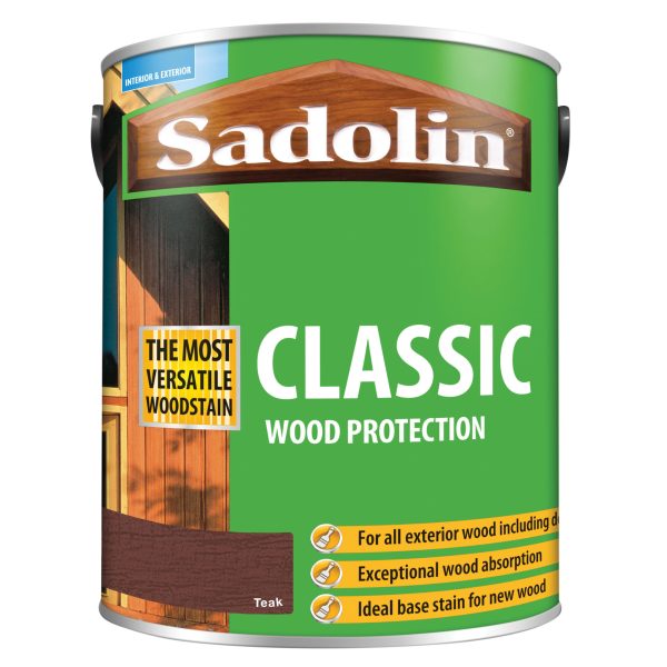 SADOLIN Classic Wood Protection Teak 5 litre
