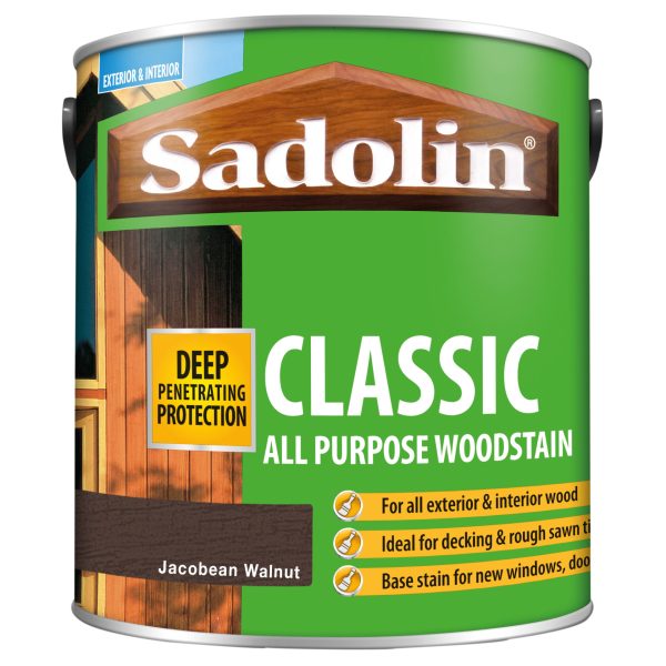 SADOLIN Classic Wood Protection Jacobean Walnut 2.5 litre