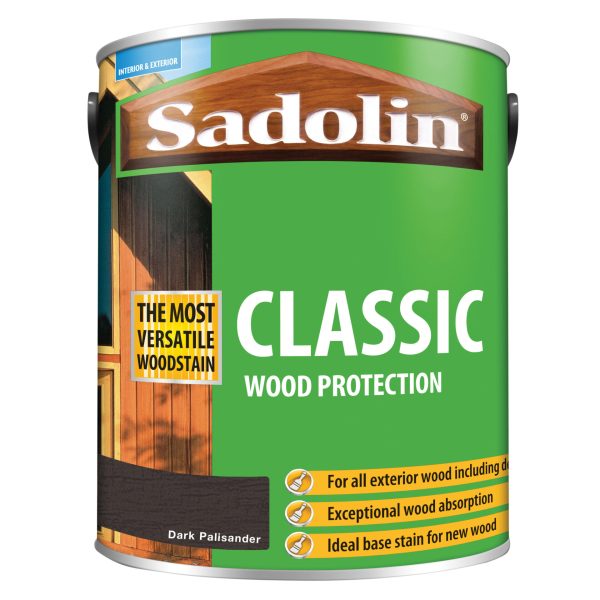 SADOLIN Classic Wood Protection Dark Palisander 5 litre