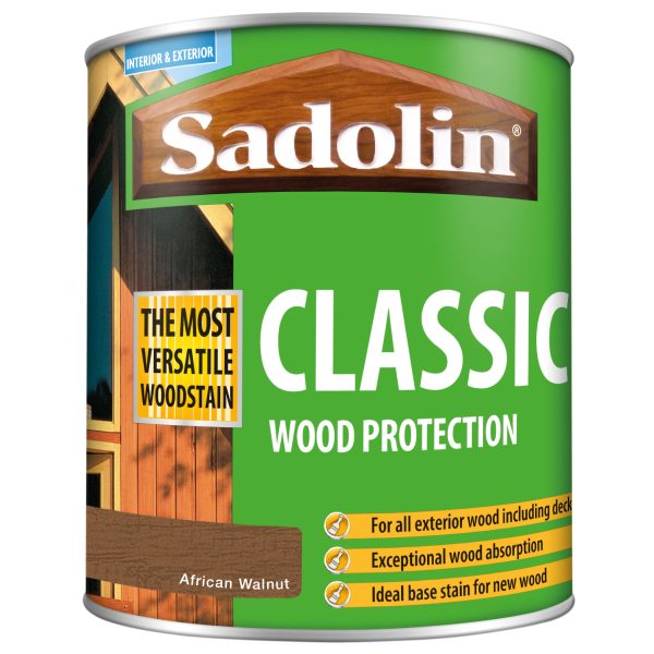 SADOLIN Classic Wood Protection African Walnut 1 litre