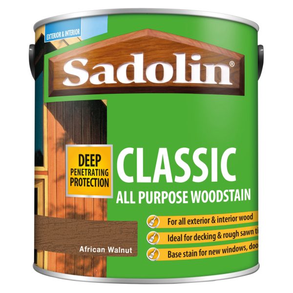 SADOLIN Classic Wood Protection African Walnut 2.5 litre