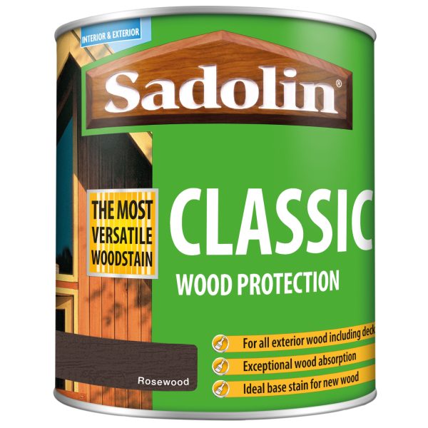 SADOLIN Classic Wood Protection Rosewood 1 litre