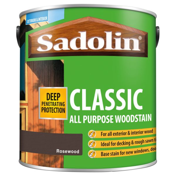 SADOLIN Classic Wood Protection Rosewood 2.5 litre