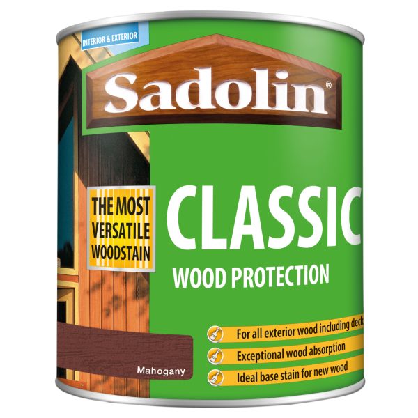 SADOLIN Classic Wood Protection Mahogany 1 litre