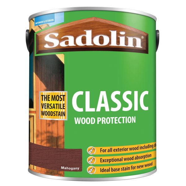 SADOLIN Classic Wood Protection Mahogany 5 litre