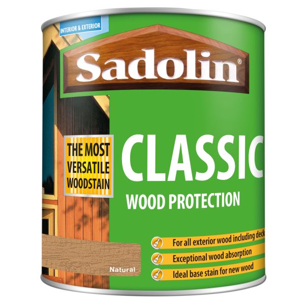 SADOLIN Classic Wood Protection Natural 1 litre