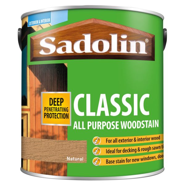 SADOLIN Classic Wood Protection Natural 2.5 litre