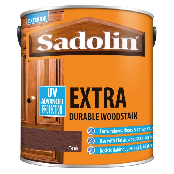 SADOLIN Extra Durable Woodstain Teak 2.5 litre