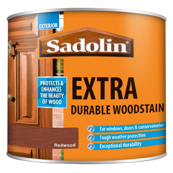 SADOLIN Extra Durable Woodstain Redwood 500ml