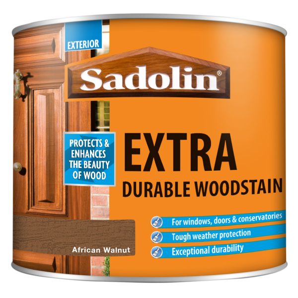 SADOLIN Extra Durable Woodstain African Walnut 500ml